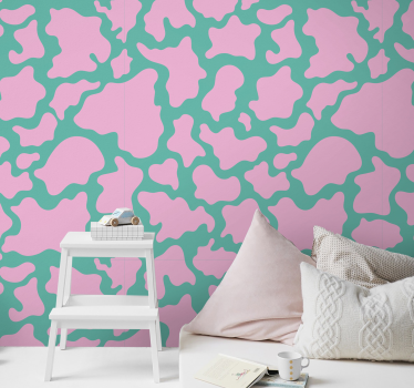 Camouflage Pattern wallpaper zebra - TenStickers