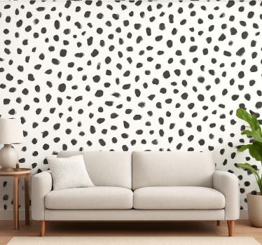 Classic Dalmata design wallpaper of a dog - TenStickers