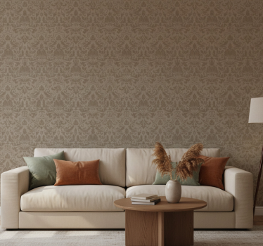 Classic wallpaper velvet flocked design - TenStickers