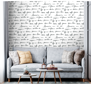 Cursive Script Imagery text wallpaper - TenStickers