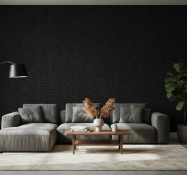Cute animal wallpaper black fur texture - TenStickers