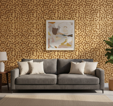 Cute animal wallpaper cheetah pattern - TenStickers