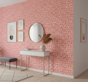 Cute animal wallpaper leopard spots - TenStickers