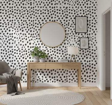Cute animal wallpaper spotted abstract design - TenStickers