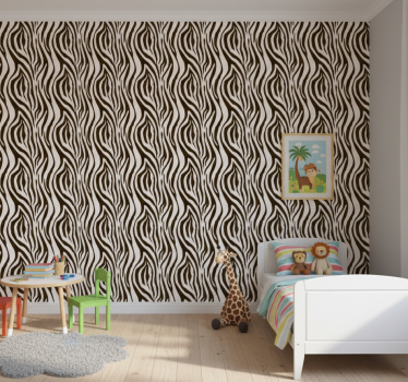 Cute animal wallpaper vintage animal print - TenStickers