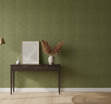 Cute animal wallpaper with crocodile skin design - TenStickers