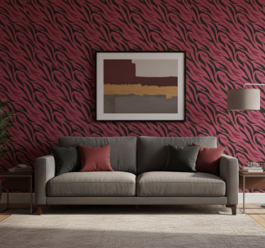 Cute animal wallpaper wolf fur design - TenStickers