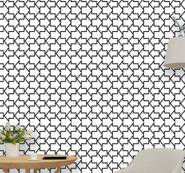 Directional Arrow Pattern wallpaper geometric - TenStickers