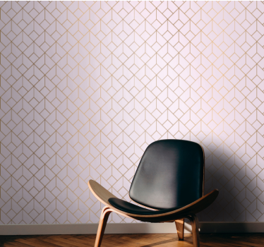 Elegant shape organisation wallpaper geometric - TenStickers
