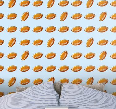 Teenage bedroom wallpaper football fever - TenStickers