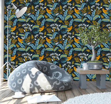 Free birds Bird Wallpaper - TenStickers