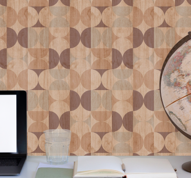 Geometric Circle Motif wallpaper dots - TenStickers