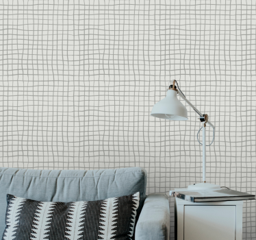 Grid pattern motif wallpaper patterns - TenStickers