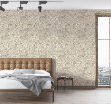 Interlaced fine stripes abstract wallpaper - TenStickers