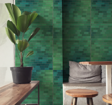 Into the Woods Brick effect wallpaper - TenStickers