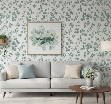 Leaves wallpaper elegant seamless design - TenStickers