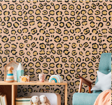 Print elegant design leopards wallpaper - TenStickers