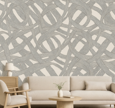 Living room wallpaper modern abstract murals - TenStickers