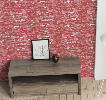 Many fish under sea Hallway Wallpaper - TenStickers