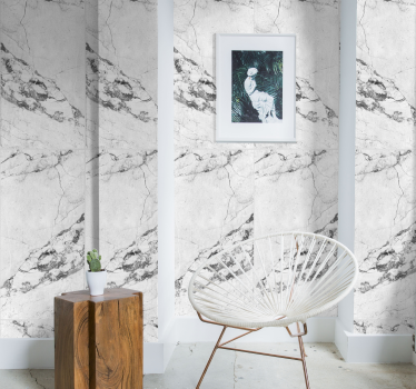 Marble pattern light and dark colours Stone effect wallpaper - TenStickers