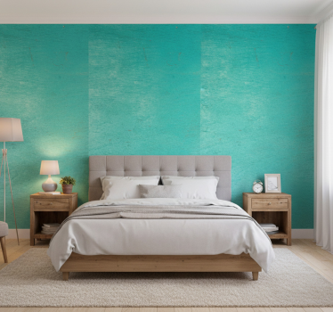 Master bedroom wallpaper with vintage texture - TenStickers
