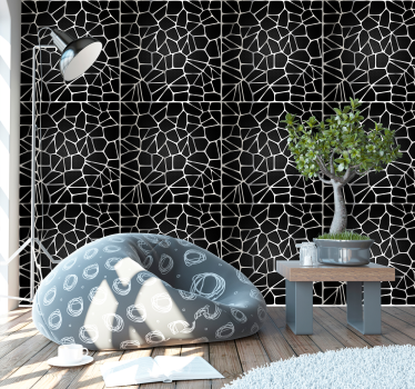 Metallic Pattern Modern Wallpaper - TenStickers