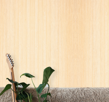 Natural grain motif wood feature wallpaper - TenStickers