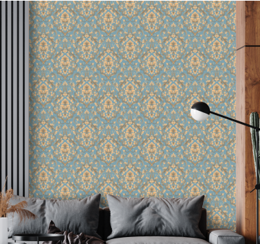 Ornate floral Damask other vintage wallpaper - TenStickers
