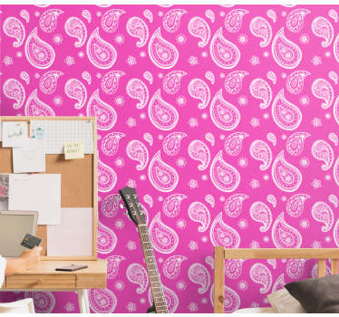 Paisley Ornamentation ornamental wallpaper - TenStickers