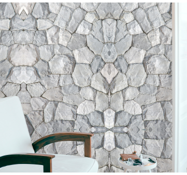 Rough architect structure stonewall superb Stone effect wallpaper - TenStickers