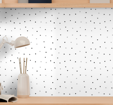 Scattered Triangles wallpaper geometric - TenStickers