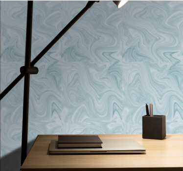 Sleek Fluid Patterns wallpaper marble - TenStickers
