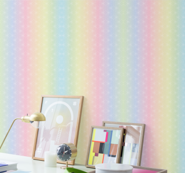 Teenage bedroom wallpaper starry gradient design - TenStickers