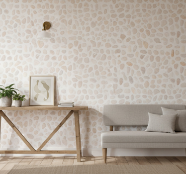 Stone wallpaper light stone pattern - TenStickers