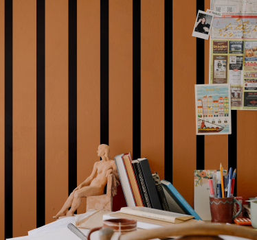 Striped Design stripes wallpaper - TenStickers