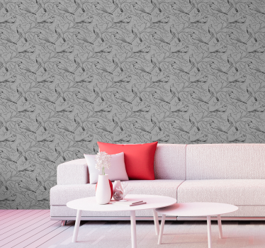 Stylized Heron Sketch Animal wallpaper - TenStickers