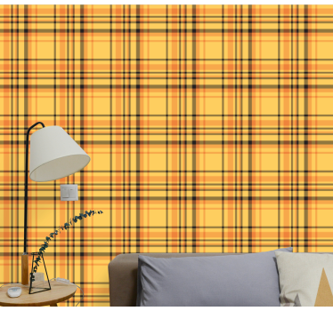 Tartan Plaid Design other stripes wallpaper - TenStickers
