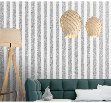 Textured Lines stripes wallpaper - TenStickers
