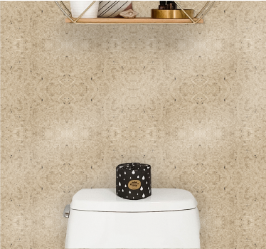 Textured Natural Pattern bathroom wallpaper - TenStickers