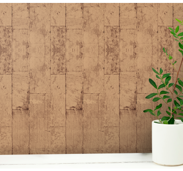 Textured Timber wood feature wallpaper - TenStickers