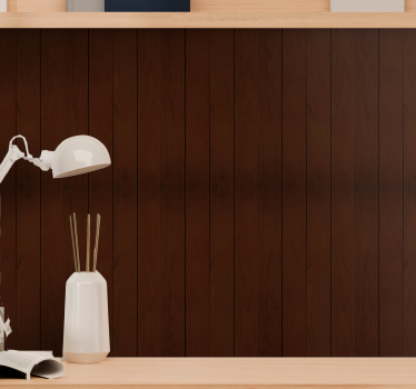 Timber Cladding wood feature wallpaper - TenStickers