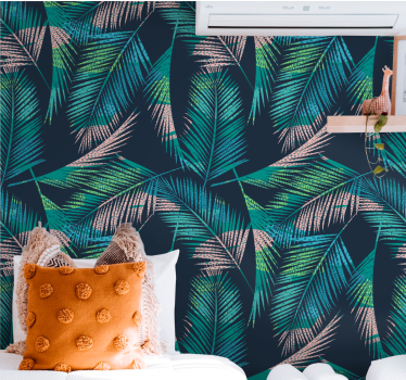 Tropical Palm Vibes nature wallpaper - TenStickers