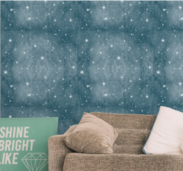 Twinkling Night Sky stars wallpaper - TenStickers