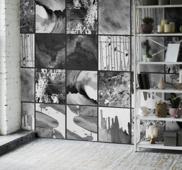 Urban Watercolour Art Modern Wallpaper - TenStickers