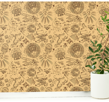 Retro Adventure Illustrations other vintage wallpaper - TenStickers