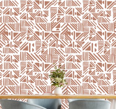 Wallpaper geometric abstract geometric patterns - TenStickers