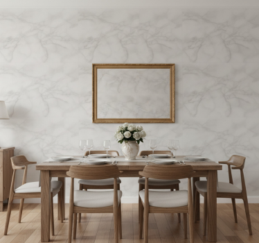 Wallpaper marble in neutral swirl design - TenStickers