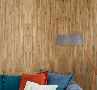 Wood feature wallpaper natural texture replica - TenStickers