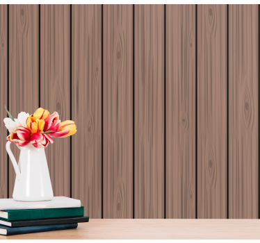 Wooden Plank Texture wood feature wallpaper - TenStickers